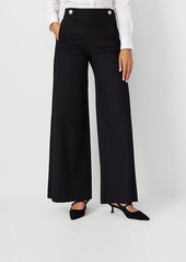 Ann Taylor The Petite Sailor Palazzo Pant in Twill