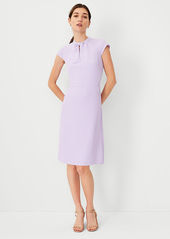 Ann Taylor Petite Twist Neck Sheath Dress