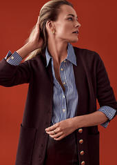 Ann Taylor Petite V-Neck Sweater Blazer