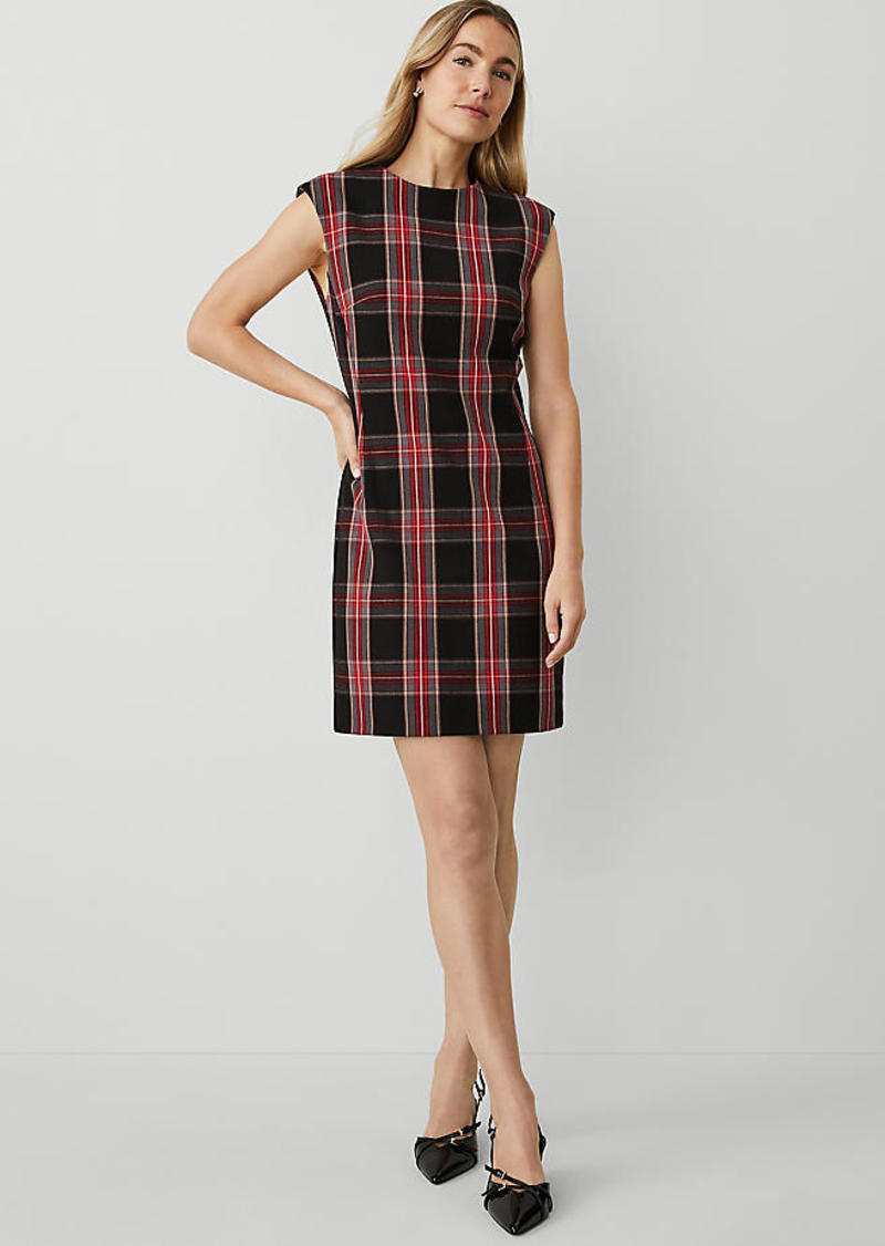 Ann Taylor Plaid Shift Dress