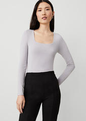 Ann Taylor Square Neck Top