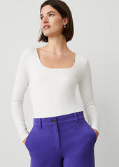 Ann Taylor Square Neck Top