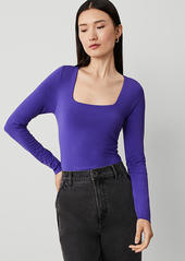 Ann Taylor Square Neck Top