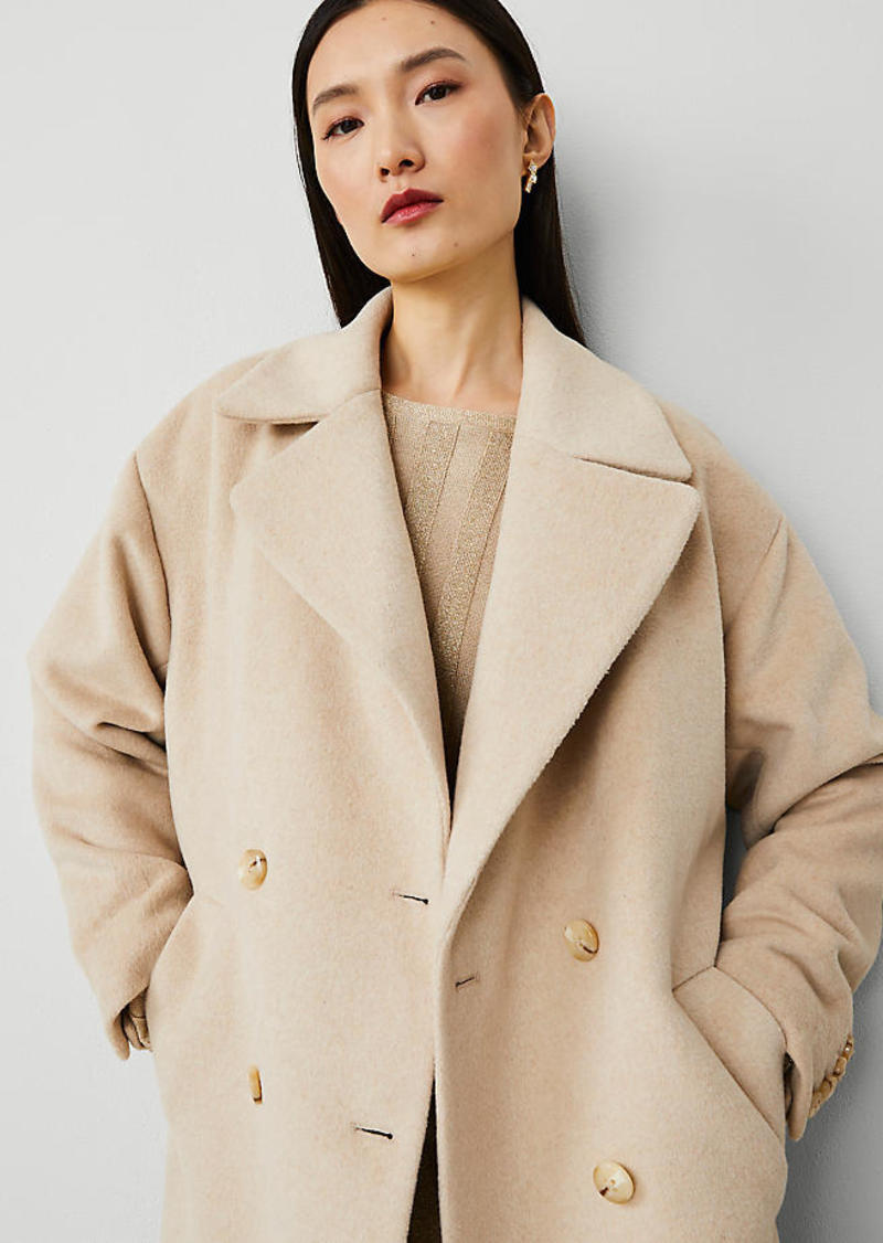 Ann Taylor Relaxed Cocoon Double-Breasted Coat