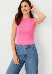 Ann Taylor Ribbed Sweater Shell Top