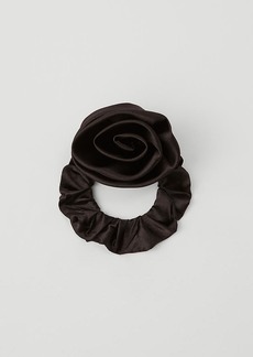 Ann Taylor Rosette Silk Scrunchie