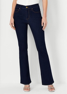 Ann Taylor Mid Rise Boot Cut Jeans in Rinse Wash