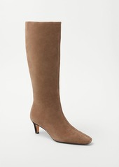 Ann Taylor Skinny Heel Suede Tall Boots