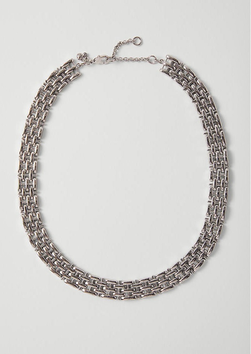 Ann Taylor Snake Chain Layered Necklace