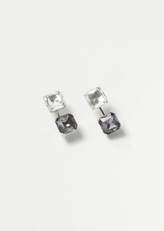 Ann Taylor Sparkle Double Square Drop Earrings