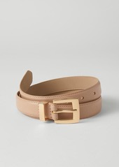 Ann Taylor Square Buckle Leather Belt