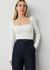 Ann Taylor Square Neck Top