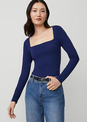 Ann Taylor Square Neck Top