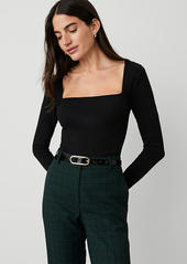 Ann Taylor Square Neck Top