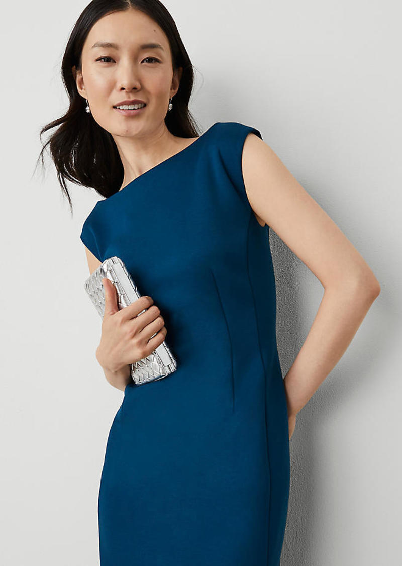 Ann Taylor The Cap Sleeve Sheath Dress in Double Knit