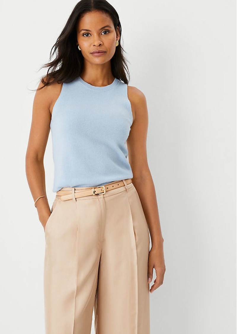 Ann Taylor Studio Collection Cashmere Shell Top