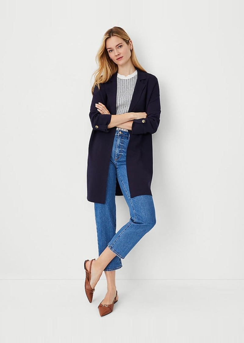 Ann Taylor Sweater Trench Jacket