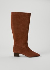 Ann Taylor Tapered Heel Suede Boot