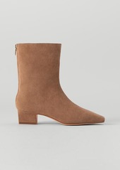 Ann Taylor Tapered Heel Suede Bootie