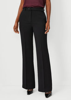 Ann Taylor The Belted Boot Pant in Stretch Twill