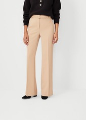 Ann Taylor The Belted Boot Pant in Stretch Twill