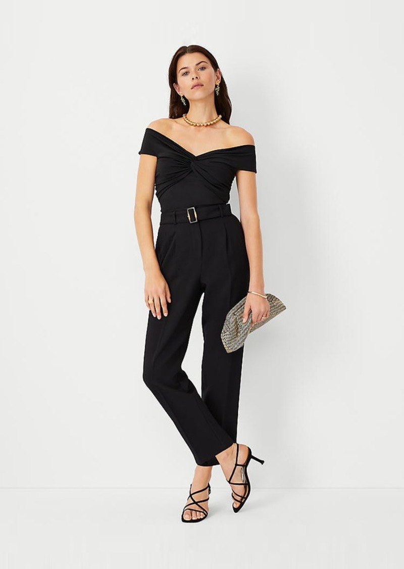 Ann Taylor The Belted Taper Pant