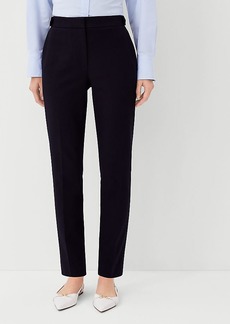 Ann Taylor The Button Tab High Rise Eva Ankle Pant - Curvy Fit