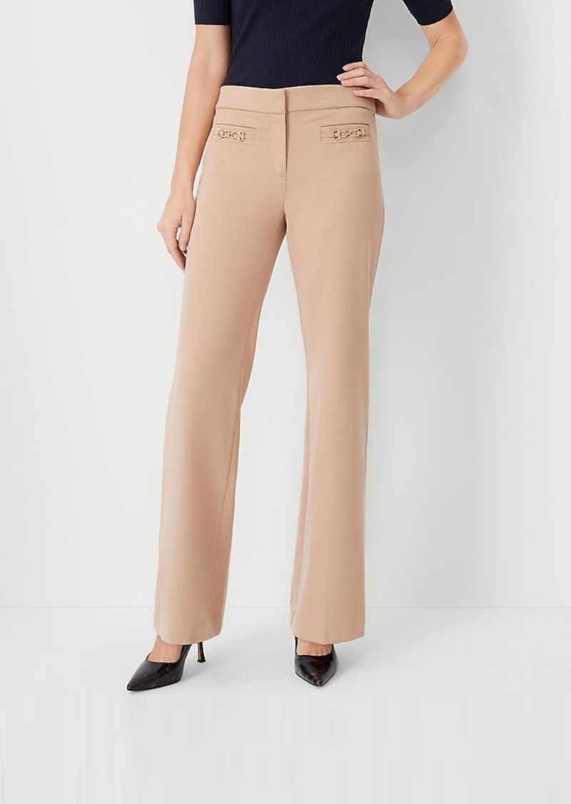 Ann Taylor The Chain Pocket Boot Cut Pant