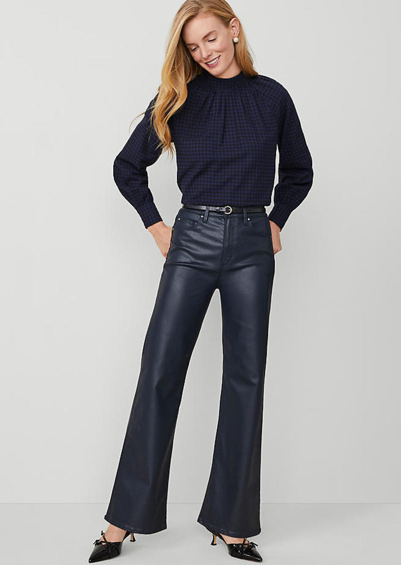 Ann Taylor The Coated Wide-Leg Jean