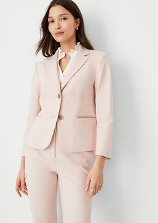 Ann Taylor The Cropped Two Button Blazer in Stretch Cotton