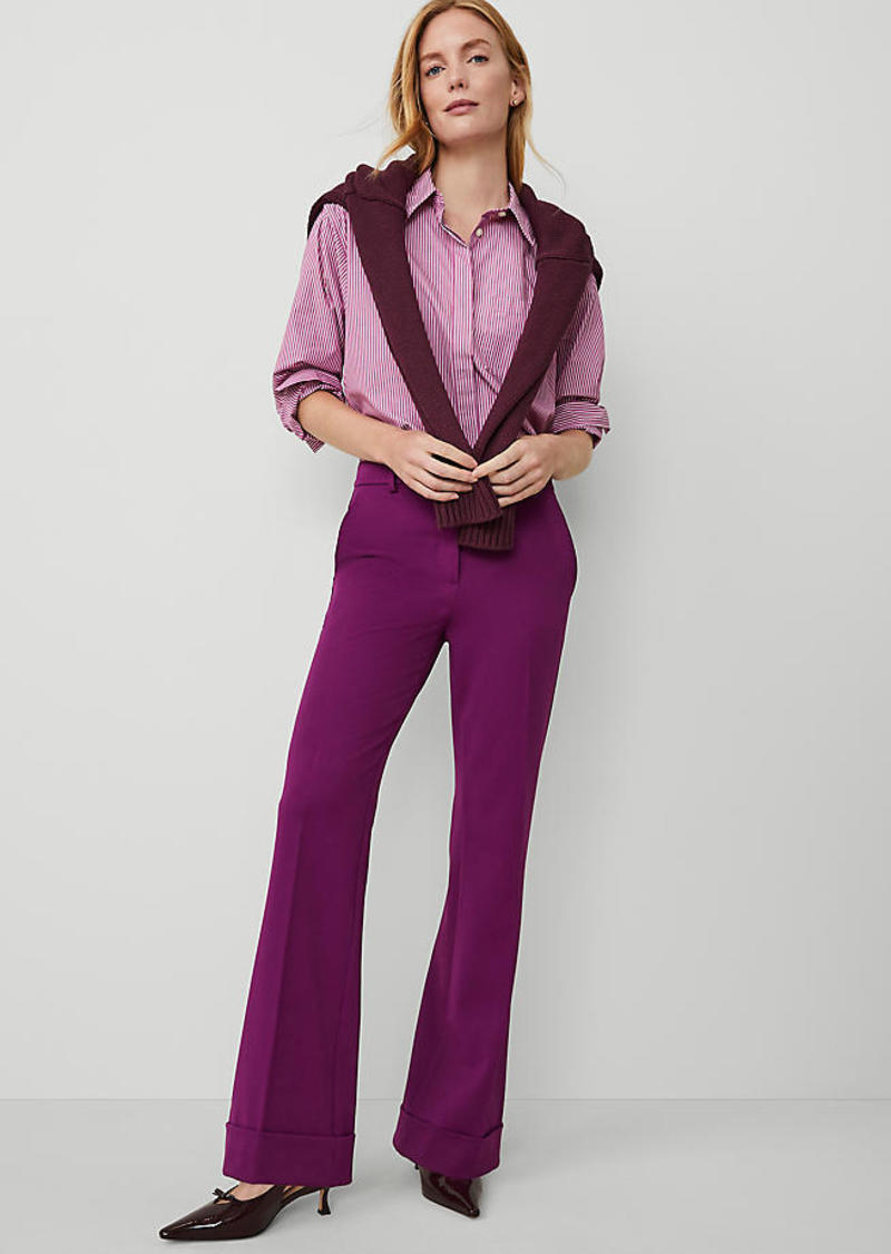 Ann Taylor The Cuffed Tab Waist Trouser