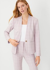 Ann Taylor The Cutaway Blazer in Plaid