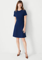 Ann Taylor The Flare Dress in Fluid Crepe