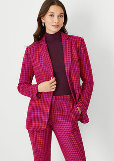 The Belted Blazer in Crepe