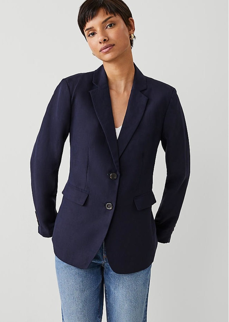 Ann Taylor The Greenwich Blazer in Linen Blend