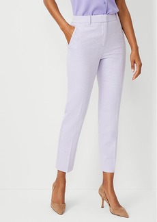 Ann Taylor The High Rise Ankle Pant in Textured Stretch