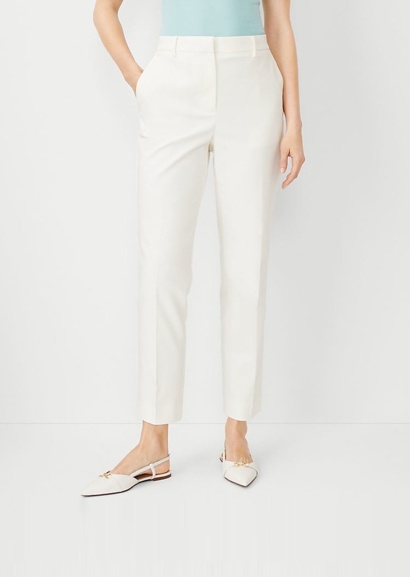 Ann Taylor The High Rise Eva Ankle Pant in Stretch Cotton