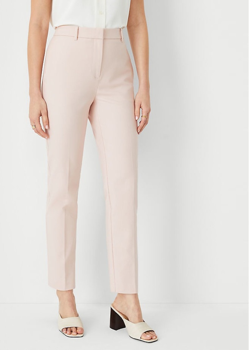 Ann Taylor The High Rise Everyday Ankle Pant in Stretch Cotton
