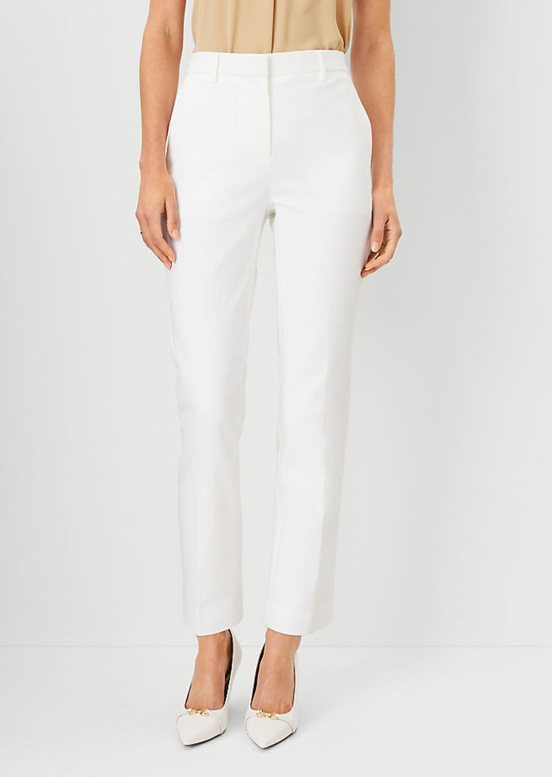 Ann Taylor The High Rise Everyday Ankle Pant in Stretch Cotton - Curvy Fit