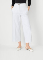 Ann Taylor The High Rise Kate Wide Leg Crop Pant in Texture