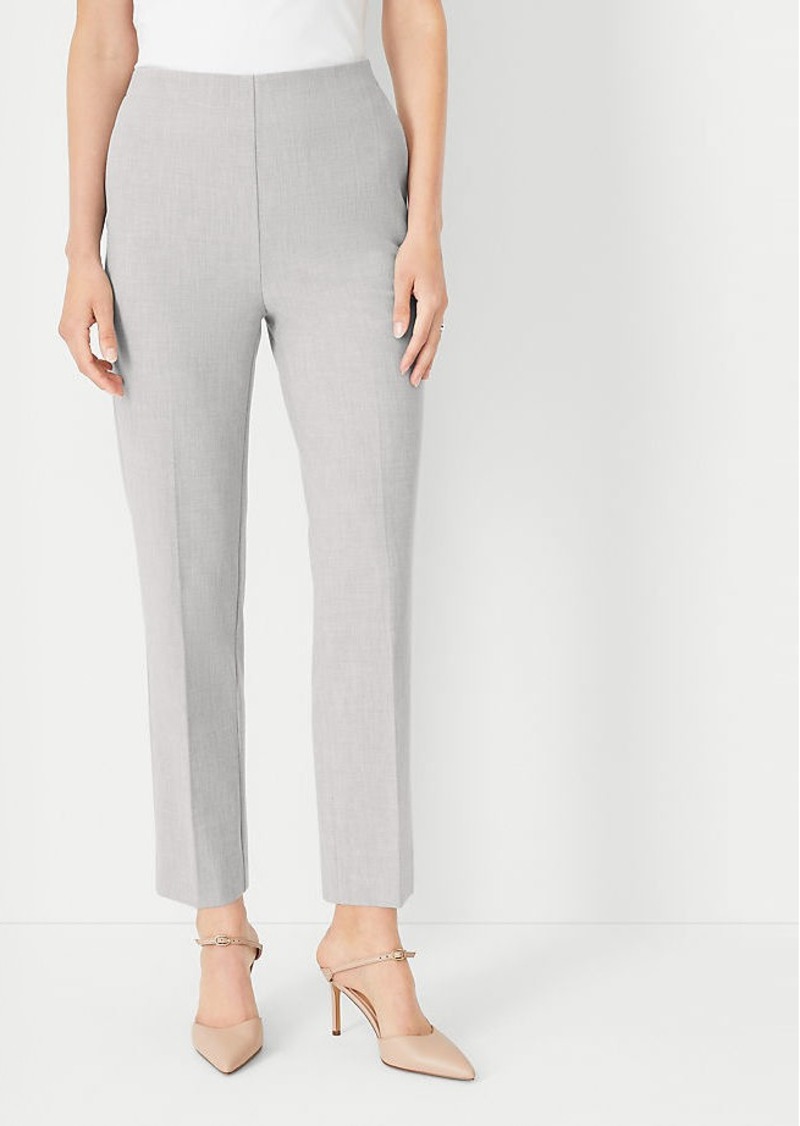 Ann Taylor The High Rise Side Zip Ankle Pant in Bi-Stretch - Curvy Fit