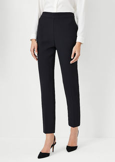 Ann Taylor The Side Zip Ankle Pant in Fluid Crepe
