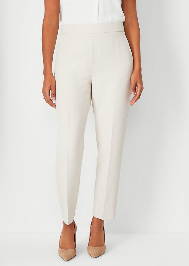 Ann Taylor The Side Zip Ankle Pant in Fluid Crepe - Curvy Fit