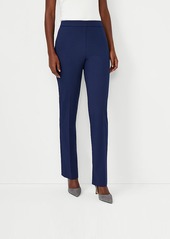 Ann Taylor The Side Zip Straight Pant in Bi-Stretch