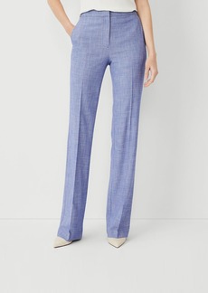 Ann Taylor The High Rise Trouser Pant in Cross Weave