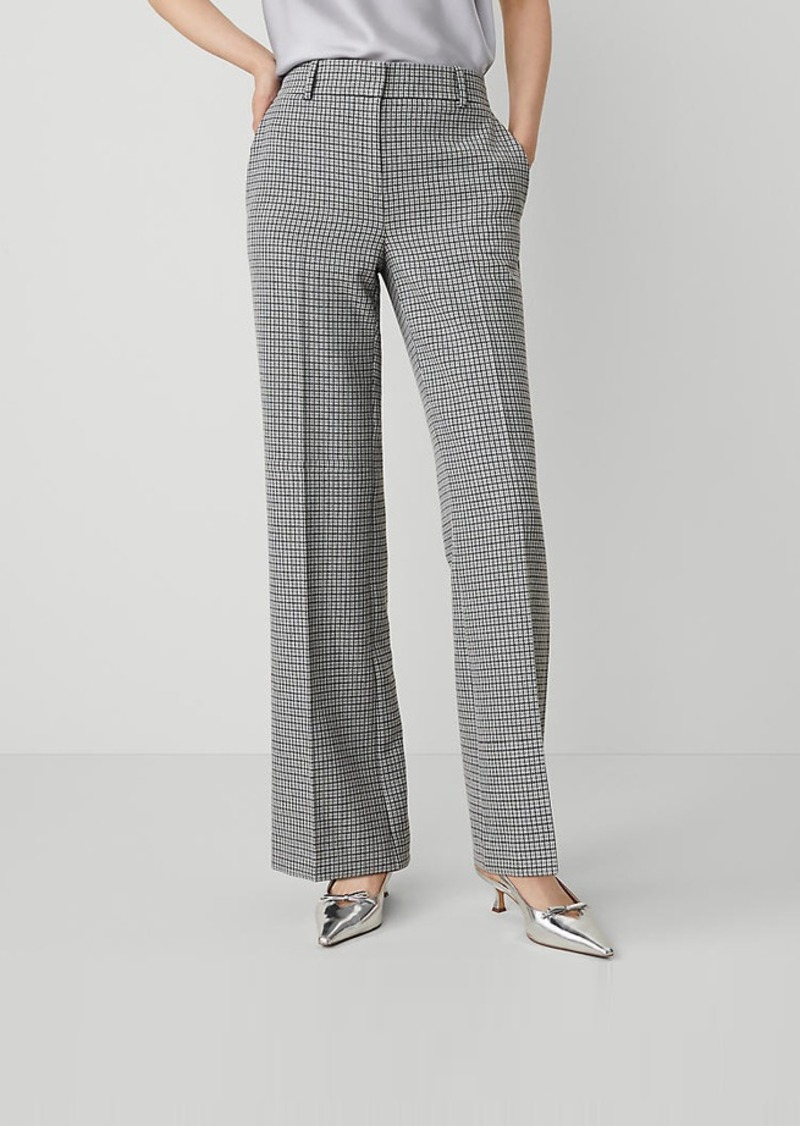 Ann Taylor The Jayne Trouser Pant in Houndstooth - Curvy Fit