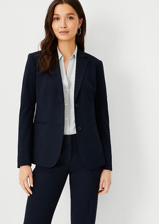 Ann Taylor The Long Two-Button Blazer in Seasonless Stretch