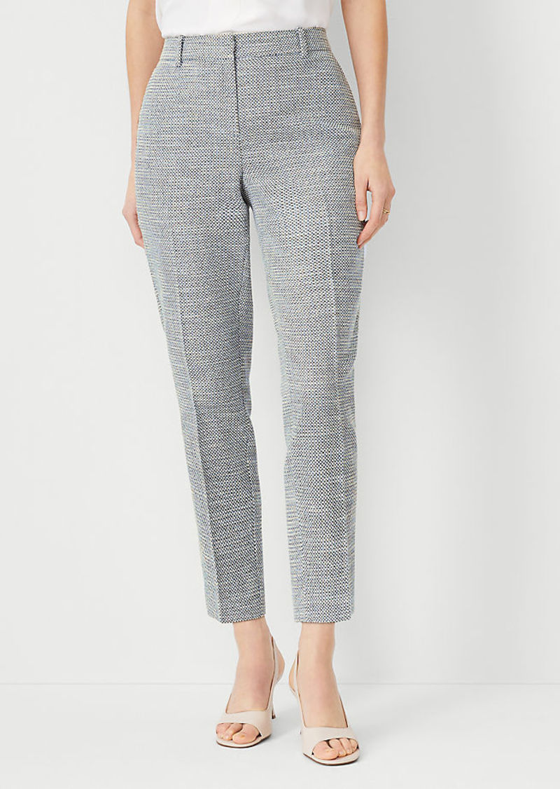 Ann Taylor The Mid Rise Eva Ankle Pant in Texture - Curvy Fit