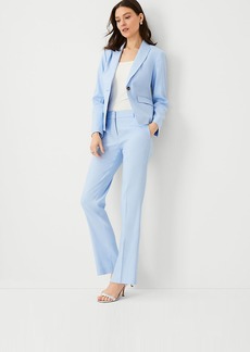 Ann Taylor The Mid Rise Straight Pant in Linen Twill