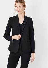 Ann Taylor The Notched Two Button Blazer in Seasonless Stretch - Curvy Fit